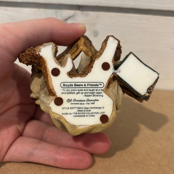 Boyd’s Bear 1998 “Bears and Bulls” Figurine - Picture 2 of 6